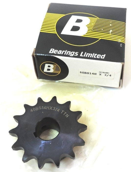 NIB BEARINGS LIMITED 40BS14H X 3/4 SPROCKET 1212L081