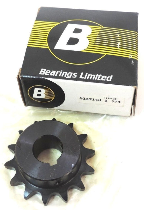 NIB BEARINGS LIMITED 40BS14H X 3/4 SPROCKET 1212L081