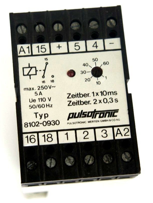 PULSOTRONIC 8102-0930 RELAY MODULE 110V 50/60HZ 81020930