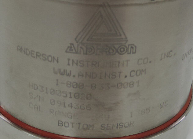 ANDERSON HD310051020 SANITARY PRESSURETRANSMITTER SENSOR 50PSI MAX 2" TRI-CLAMP