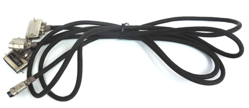 LOT OF 2 GE FANUC IC610CBL120A PROGRAMMER-PRINTER CABLE/2M IC610CBL120 CABLES
