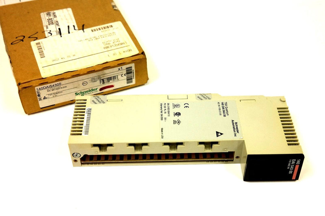 SCHNEIDER ELECTRIC 140DAI54300 TSX QUANTUM AC IN 115V 2 X 9 MODULE 140-DAI-543-0