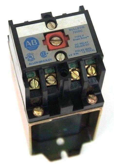ALLEN BRADLEY 700DC-P400Z24 DC RELAY SER. A, 24V D.C. PD714 COIL W/ 199-FSMZ-1