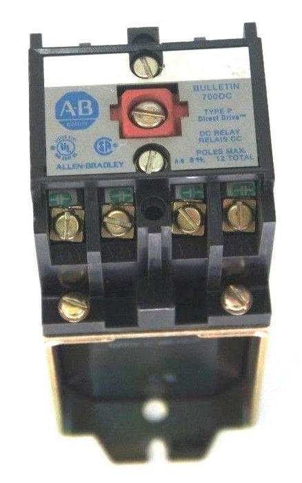 ALLEN BRADLEY 700DC-P400Z24 DC RELAY SER. A, 24V D.C. PD714 COIL W/ 199-FSMZ-1