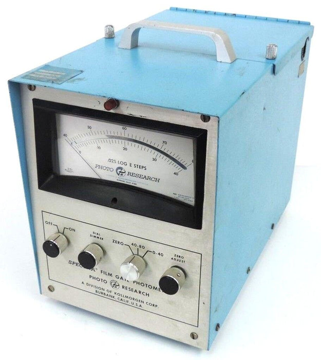 SPECTRA FILM GATE PHOTOMETER W/ CONTINUOUS PRINTER PROBE 900-BH-C-3 & BRACKETS