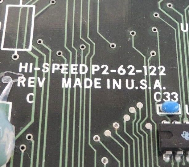 HI-SPEED P2-62-122, P2-63-004, B-2-65-098 WEIGHT FEEDBACK MODULE ASSEMBLY