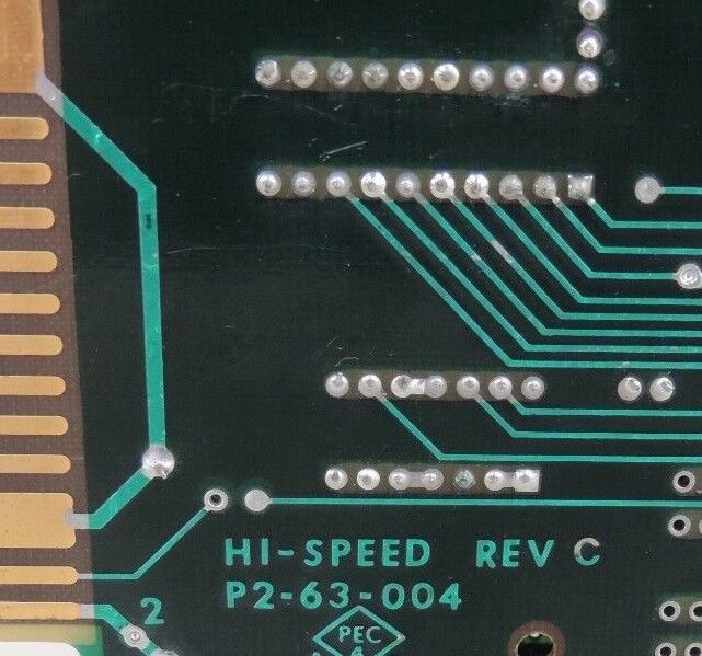 HI-SPEED P2-62-122, P2-63-004, B-2-65-098 WEIGHT FEEDBACK MODULE ASSEMBLY