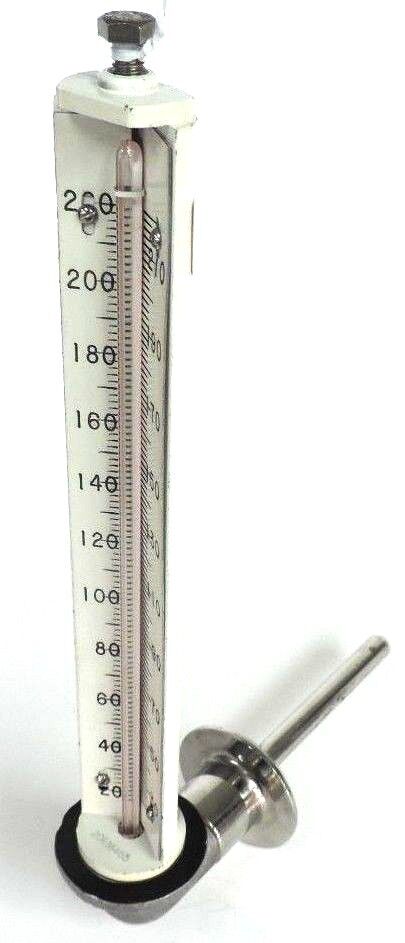 TAYLOR CLEANLINER 20-200 DEGREE INDUSTRIAL THERMOMETER W/ PROBE