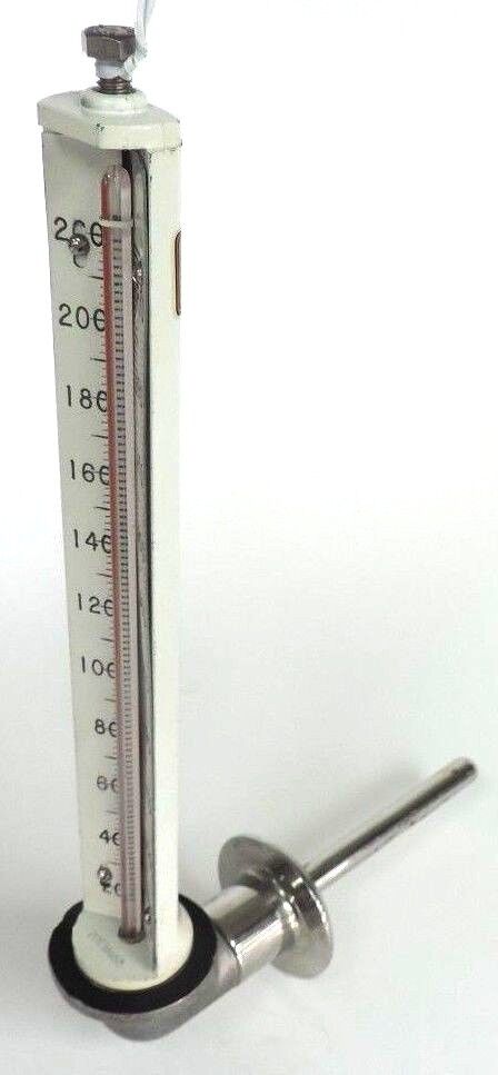 TAYLOR CLEANLINER 20-200 DEGREE INDUSTRIAL THERMOMETER W/ PROBE