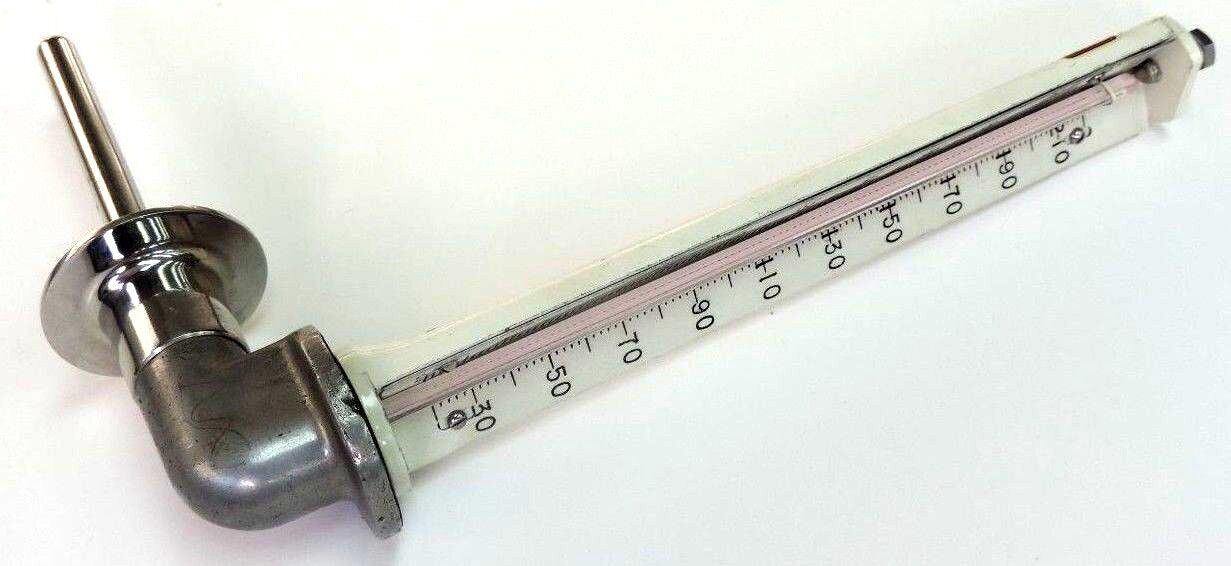 TAYLOR CLEANLINER 20-200 DEGREE INDUSTRIAL THERMOMETER W/ PROBE