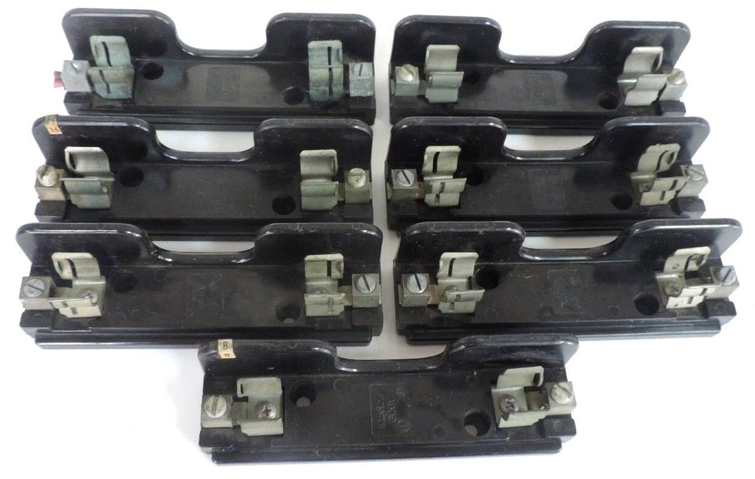 LOT OF 7 GOULD SHAWMUT 60300 FUSE HOLDERS 30 AMP 1 POLE 600 VOLT HK CLASS
