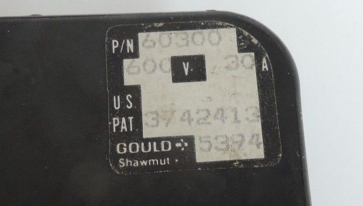 LOT OF 7 GOULD SHAWMUT 60300 FUSE HOLDERS 30 AMP 1 POLE 600 VOLT HK CLASS