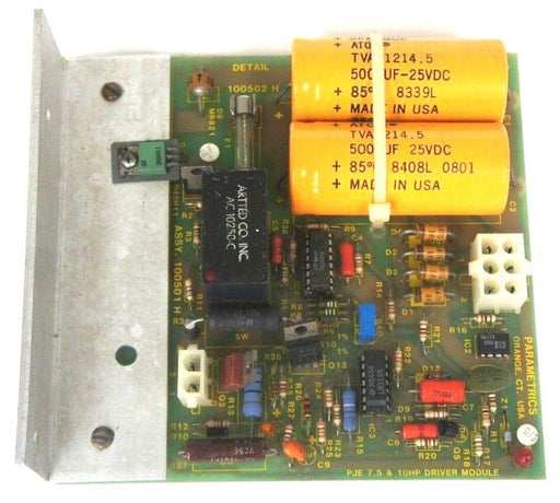 PARAMETRICS 100502H PJE 7.5 & 10HP DRIVER MODULE 100502, 100503 D