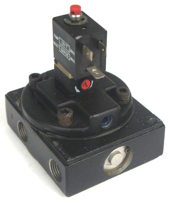 NORGREN D1013B-CE BLACK POPPET VALVE W/ COIL 110/120V, 50/60Hz, 150PSIG, 130 F