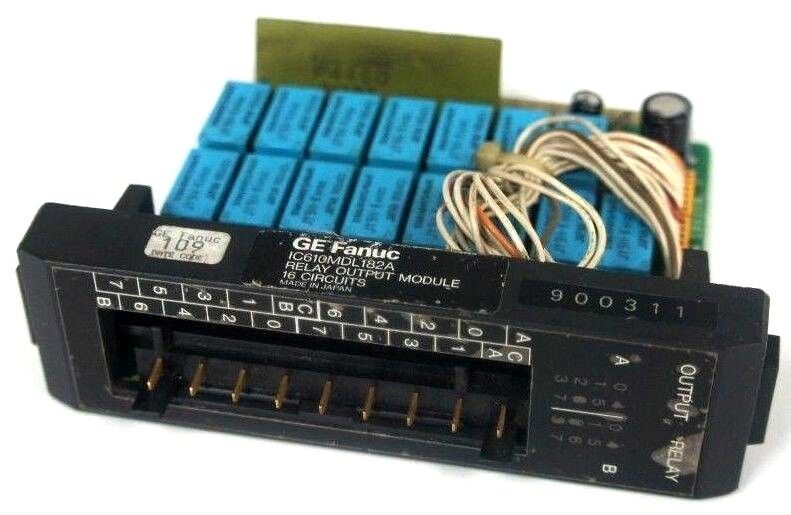 GE FANUC IC610MDL182A RELAY OUTPUT MODULE 16 CIRCUITS