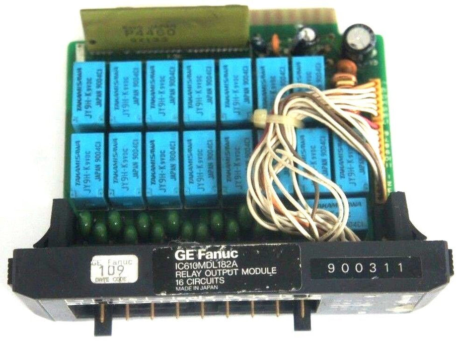 GE FANUC IC610MDL182A RELAY OUTPUT MODULE 16 CIRCUITS