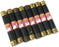 LOT OF 8 FUSETRON FRS-6/10 DUAL ELEMENT TIME DELAY CLASS K5 FUSES FRS610