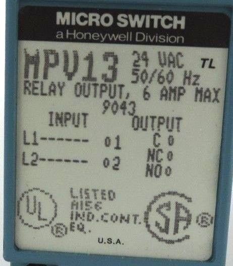 HONEYWELL MICRO SWITCH MPP1-8813 POLAR SCANNING HEAD W/ MPV13 PHOTOELECTRIC BODY