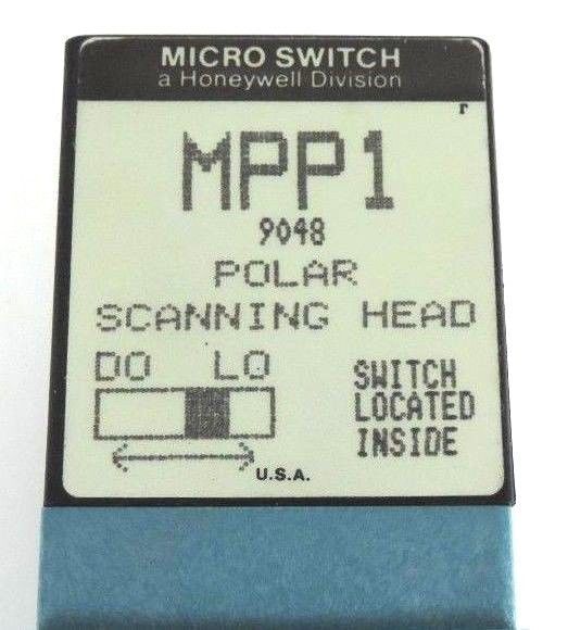 HONEYWELL MICRO SWITCH MPP1-8813 POLAR SCANNING HEAD W/ MPV13 PHOTOELECTRIC BODY