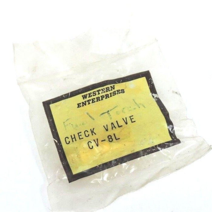 NEW WESTERN ENTERPRISES CV-8L CHECK VALVE TORCH MODEL CV8L