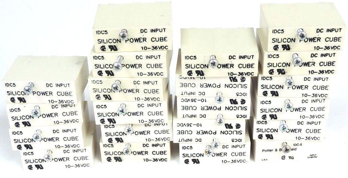 LOT OF 21 SILICON POWER CUBE IDC5 MODULES IDC-5, 10-36VDC