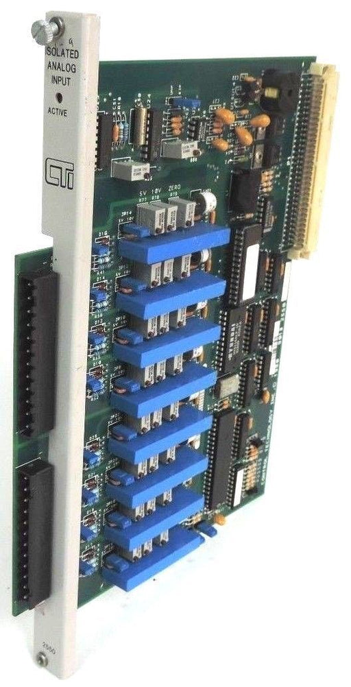 CONTROL TECHNOLOGY INC. 901B-2550 CONTROL BOARD CTI ISOLATED ANALOG INPUT 2550