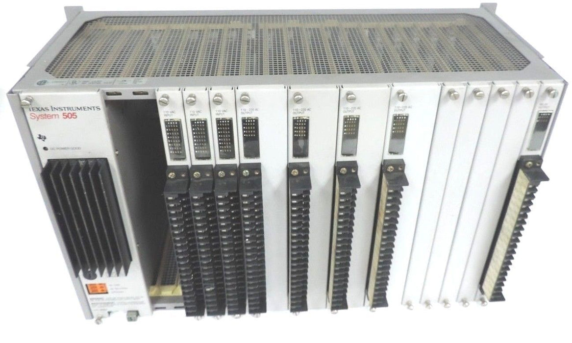 SIEMENS 505-6516 SLOT RACK 505-6660 POWER SUPPLY 505-4232 , 505-4816 , 505-4908