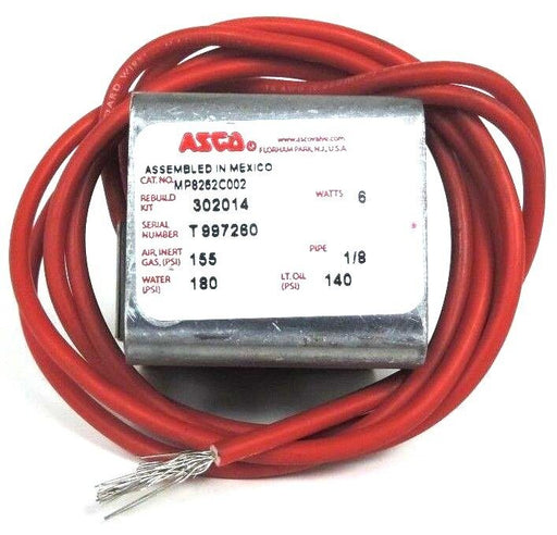 ASCO MP8262C002 SOLENOID COIL MP-C-011 1/8" PIPE 6 WATTS 099216-001-D