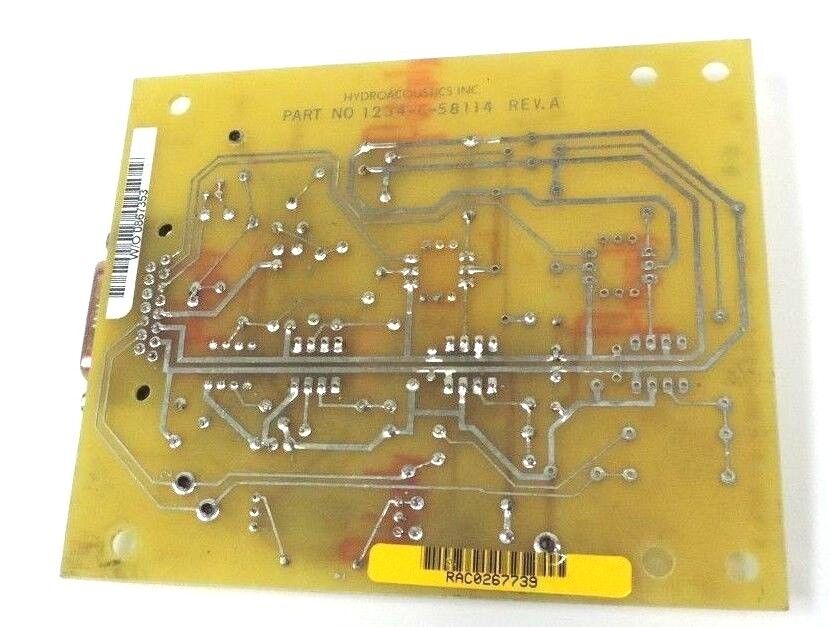 HYDROACOUSTICS INC. PART NO. 1234-C-58114 REV. A BOARD ASSY NO. 1234-C-58115-1