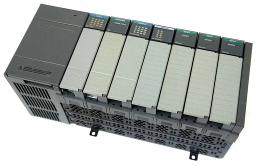 ALLEN BRADLEY 1746-A7 7-SLOT RACK SER. B W/ 1746-P2 POWER SUPPLY SER. C