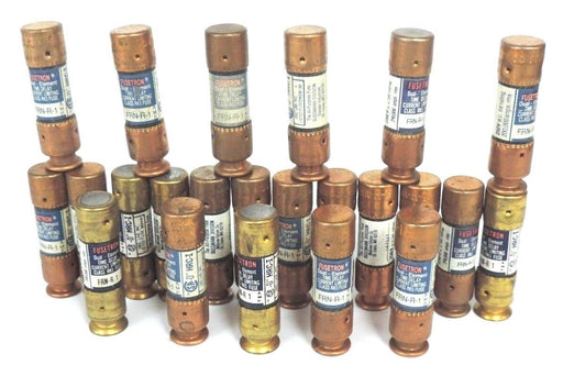 LOT OF 23 COOPER BUSSMANN FRN-R-1 FUSETRON FUSES FRNR1 CLASS RK5