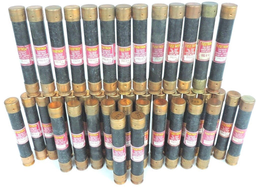 LOT OF 42 BUSSMANN FRS-R-4 DUAL ELEMENT TIME DELAY CLASS RK5 FUSES FRSR4