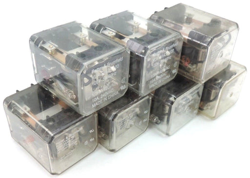 LOT OF 7 POTTER & BRUMFIELD KUP-11A35-120 RELAYS 1/3HP, 120VAC, 10A, 240VAC
