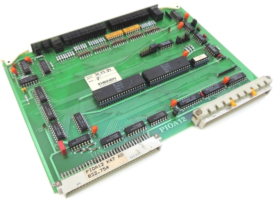 HEINEN ELEKTRONIK PIOA12 K47 AB 832.754 PC BOARD 60907-7.4, PIOA