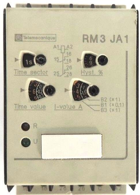 TELEMECANIQUE RM3 JA112FG7 CURRENT MEASUREMENT RELAY 120V 03 - 1.5A, RM3JA112FG7