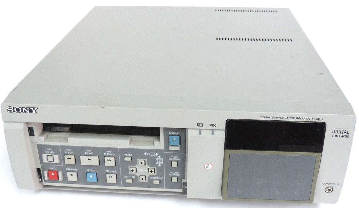 SONY HSR-1 DIGITAL SURVEILLANCE RECORDER VIDEOCASSETTE, TIMELAPSE