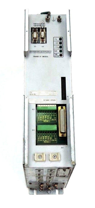 INDRAMAT TRANS 01 MODUL TRANS-01.0000 DRIVE SOFTWARE VERSION TR30/003.1-US