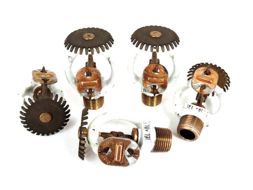 LOT OF 5 RELIABLE SSU-C3 UPRIGHT SPRINKLER HEADS 1/2" NPT SSUC3