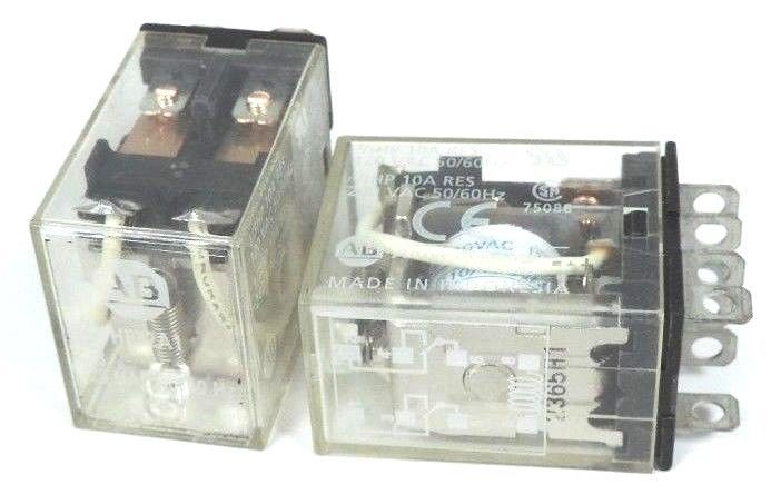 LOT OF 2 ALLEN BRADLEY 700-HF32A1 SER. B RELAYS, 700HF32A1, 120 VAC 50/60HZ