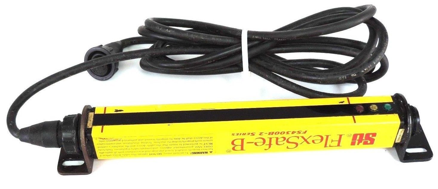 STI FLEXSAFE B FS4300B-2 8" LIGHT CURTAIN TRANSMITTER FS4308B-2X-1 42673-0080