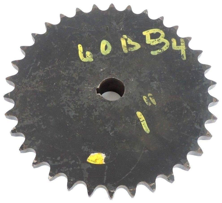 NEW MARTIN 60B34 ROLLER SPROCKET 1" BORE 34 TEETH 60B34-1