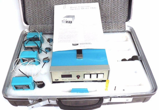 BENDIX MODEL 1100 NOISE EXPOSURE SYSTEM P/N 2416433-0001 W/ 2416432 MONITORS