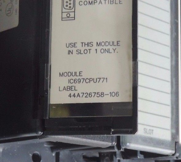 FANUC IC697CHS790D RACK 9-SLOT RACK W/ IC697PWR710 POWER SUPPLY IC697CPU771