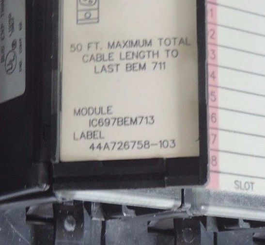 FANUC IC697CHS790D RACK 9-SLOT RACK W/ IC697PWR710 POWER SUPPLY IC697CPU771