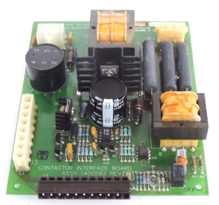 SQUARE D 1400582 CONTACTOR INTERFACE BOARD REV. H, FAB. 1300176