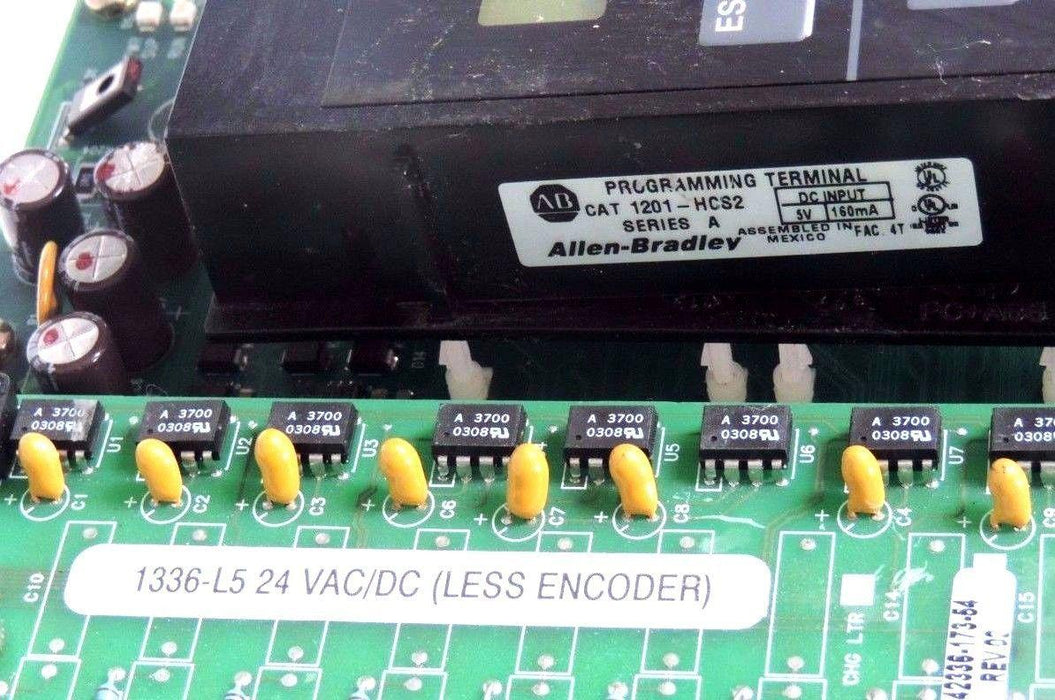 ALLEN BRADLEY 1336F-BRF75-AN-EN-HCS2-L5 DRIVE 5.5HP SER. A 1336FBRF75ANENHCS2L5