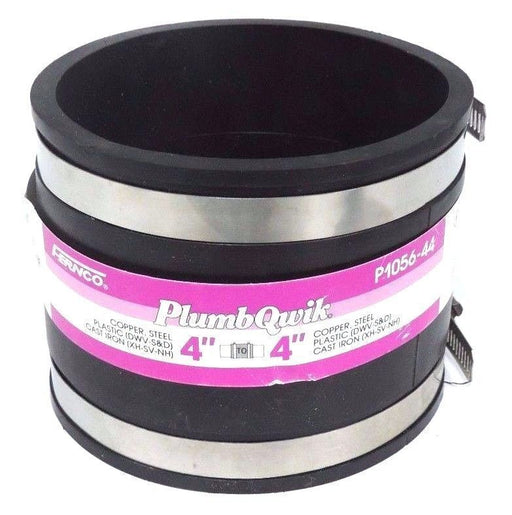 LOT OF 5 NEW FERNCO P1056-44 FLEXIBLE PIPE CONNECTIONS 4" 1056-44