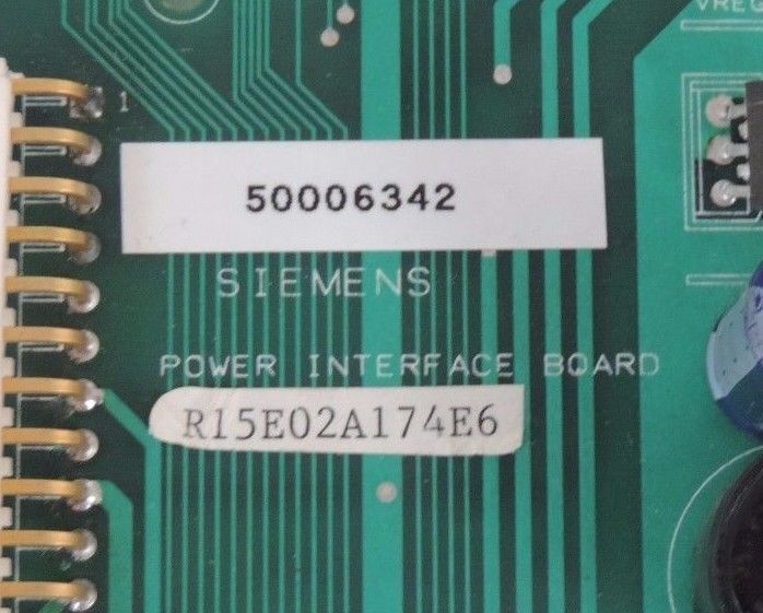 SIEMENS R15E02A174E6 POWER INTERFACE BOARD R70E01-174