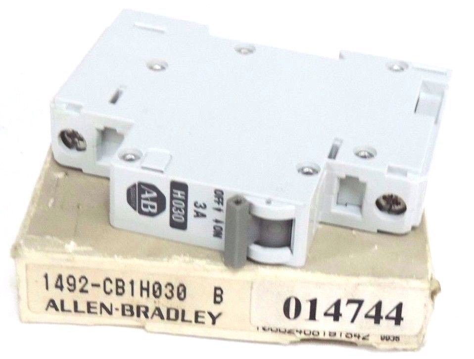 NIB ALLEN BRADLEY 1492-CB1H030 CIRCUIT BREAKER 1492CB1H030 SER. B