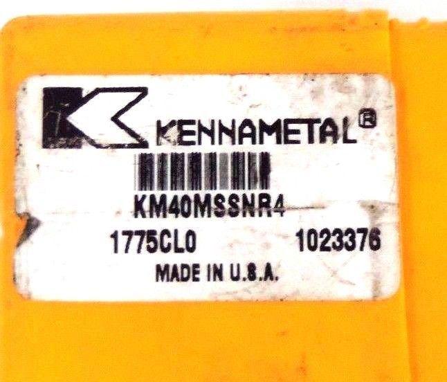 NEW KENNAMETAL KM40MSSNR4 CUTTING HEAD 1775CL0, 1023376